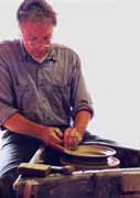 Martin homer the potter teacher of the pottery coure